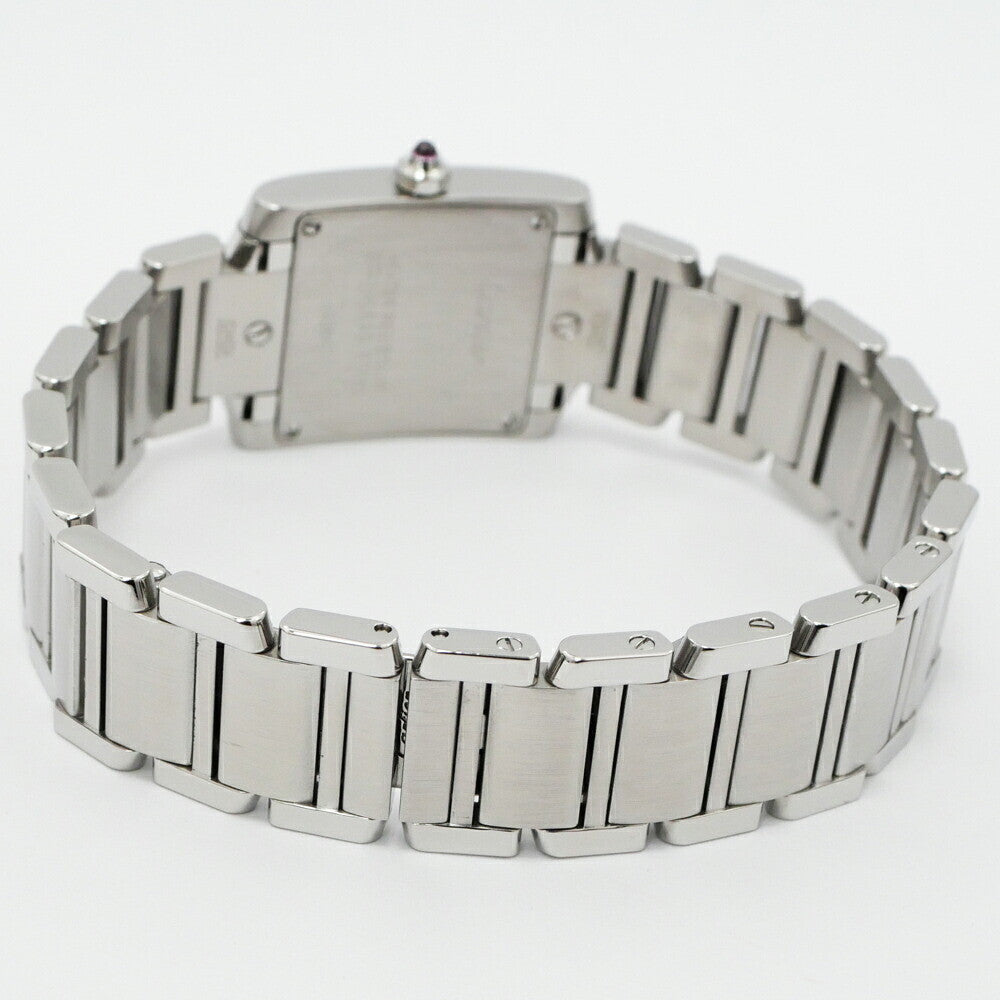 Cartier Tank Franaise Sm W51028Q3 Pink Ladies Used Watch #121913