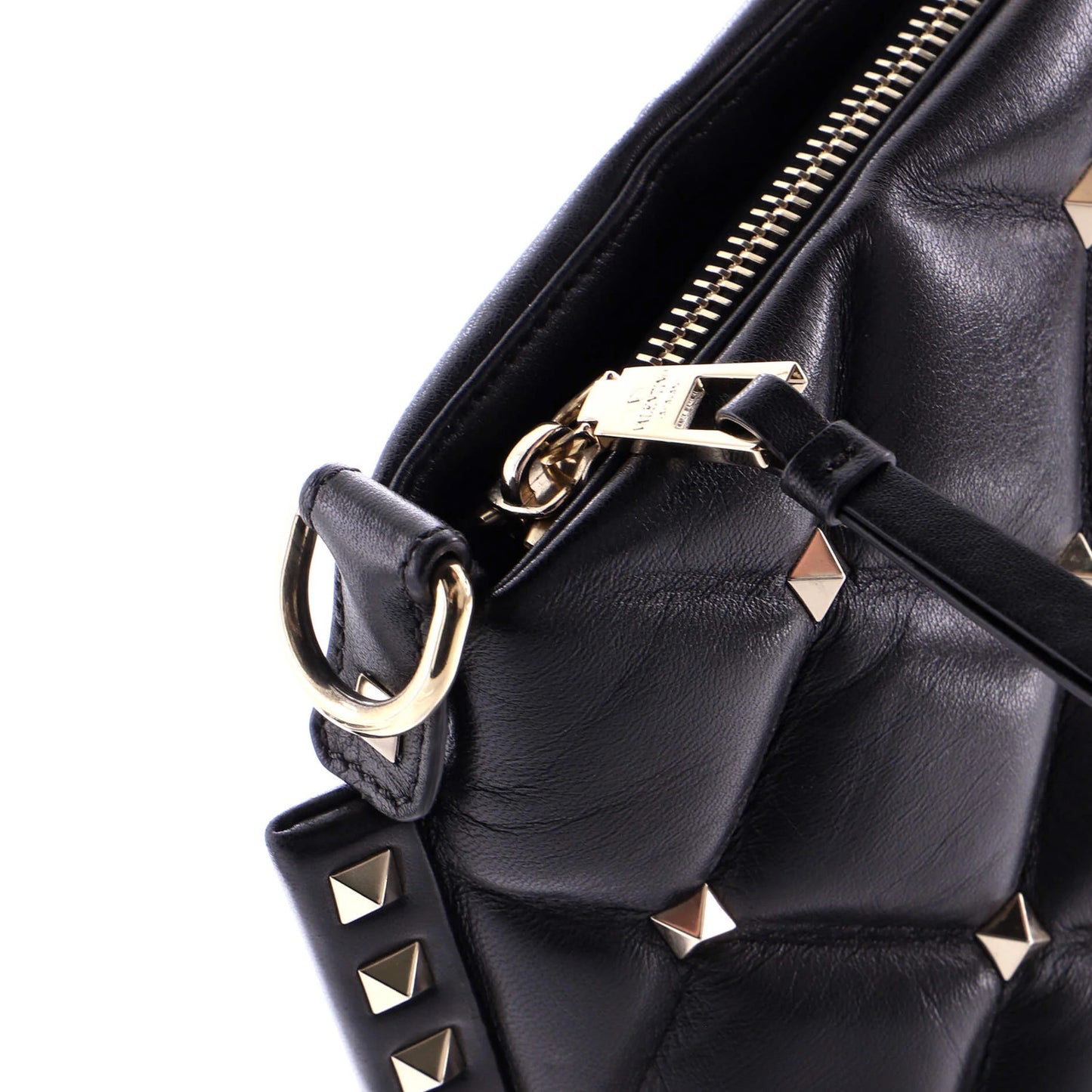 Valentino Garavani Candystud Messenger Bag Leather Large