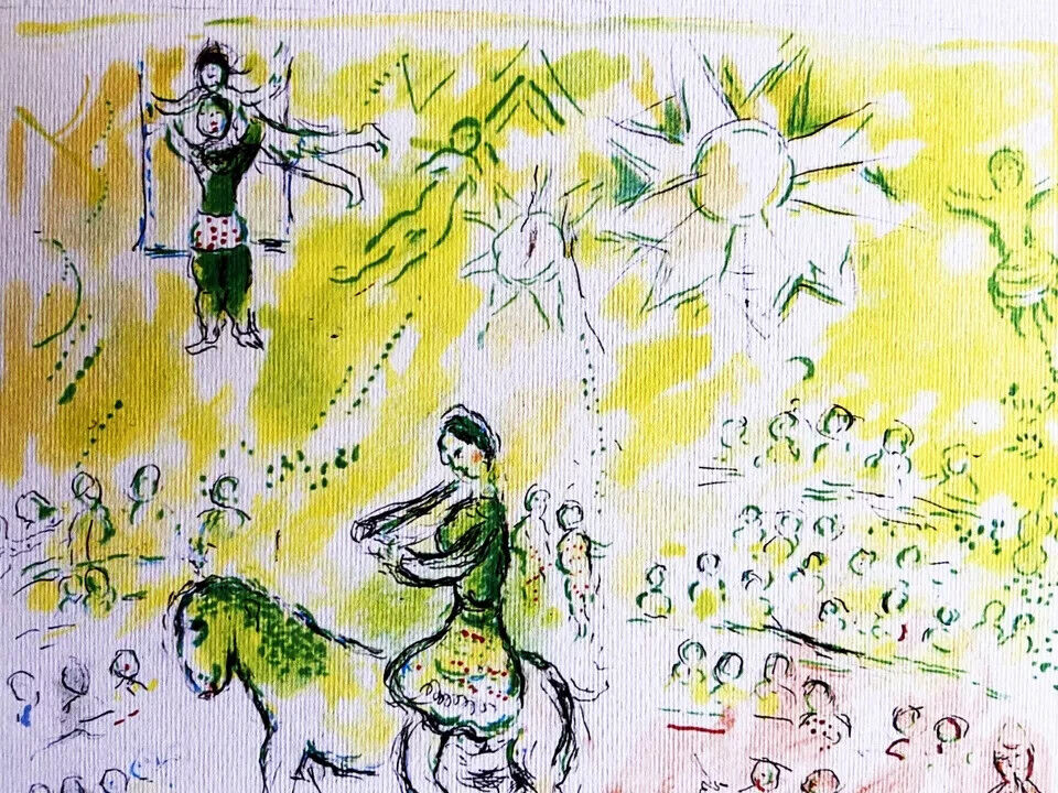 Marc Chagall Sorlier Lithograph Hand Numbered