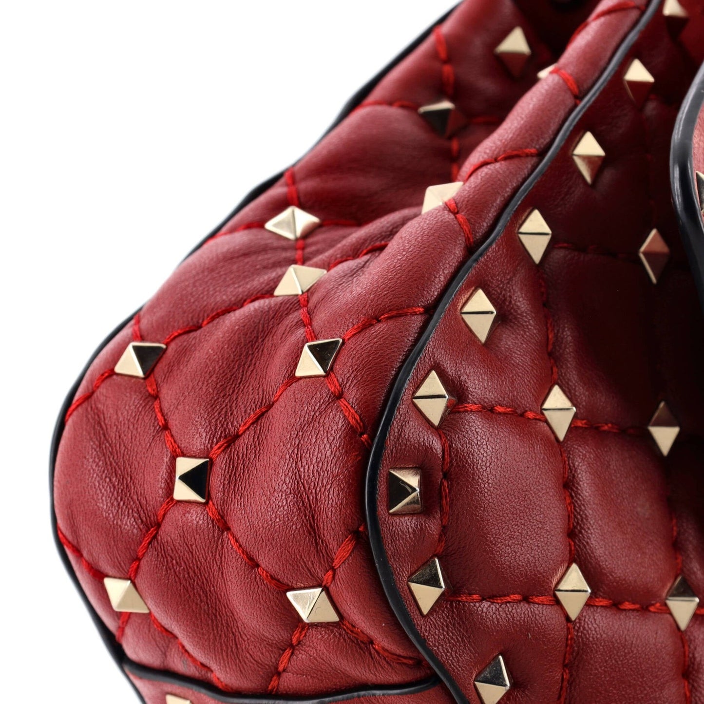 Valentino Garavani Rockstud Spike Flap Bag Quilted Leather Small