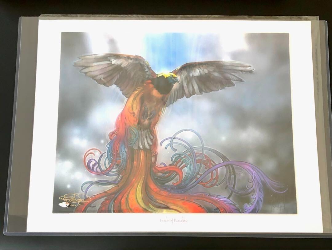 Birds Of Paradise Mtg Nielsen Signed Magic The