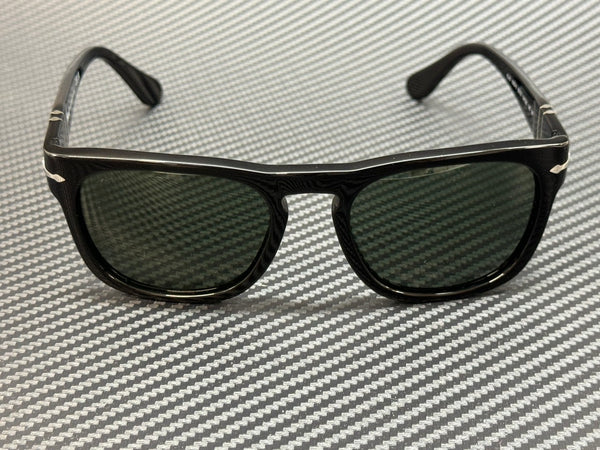PERSOL PO3333S 95 31 Black Green Men's 54 mm Sunglasses