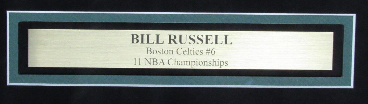 Bill Russell Hof Autographed 16X20 Photo Boston