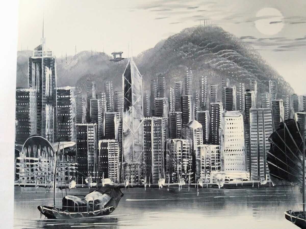 W Chan - Hong Kong Victoria Harbour Original