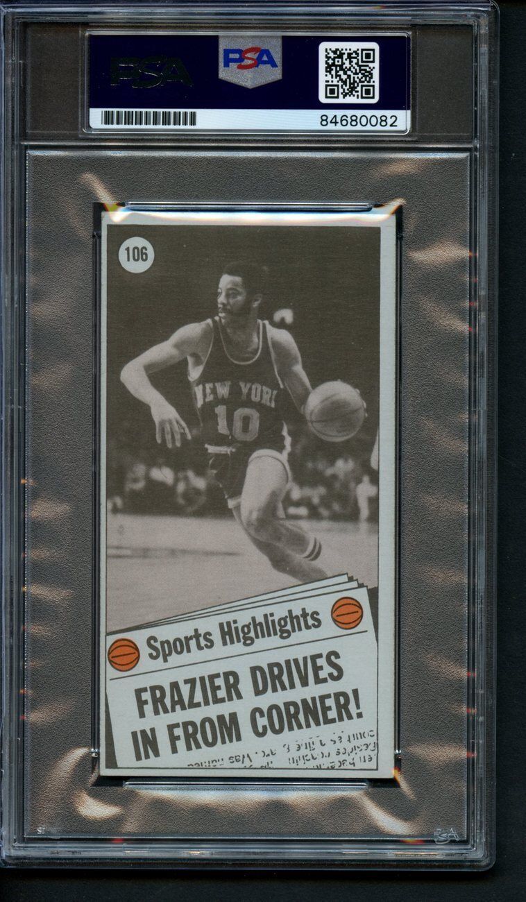 1970 Topps Walt Frazier Hof #106 Card Signed