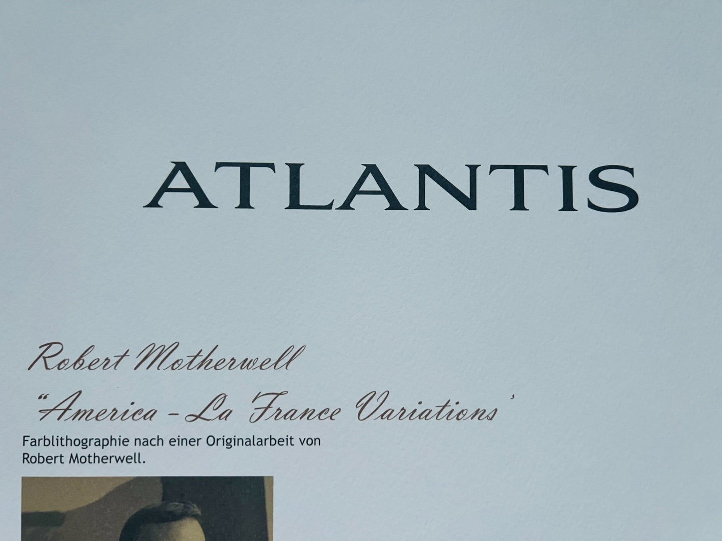 Robert Motherwell Lithograph Coa Signed Numbered Pencil Limited Edition