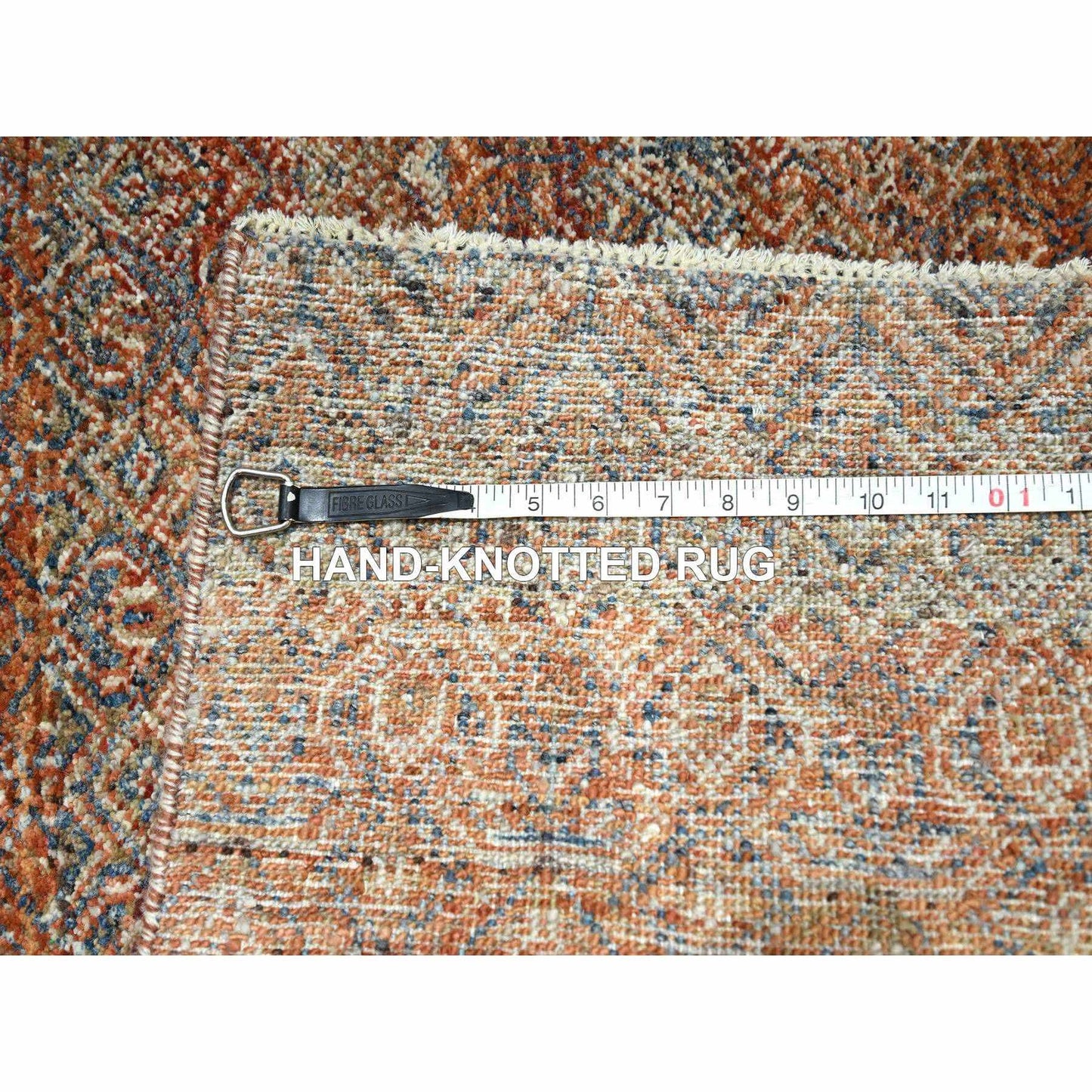 2'7"X10' Red Kohinoor Herat Pattern Soft Wool Hand Knotted Runner Rug