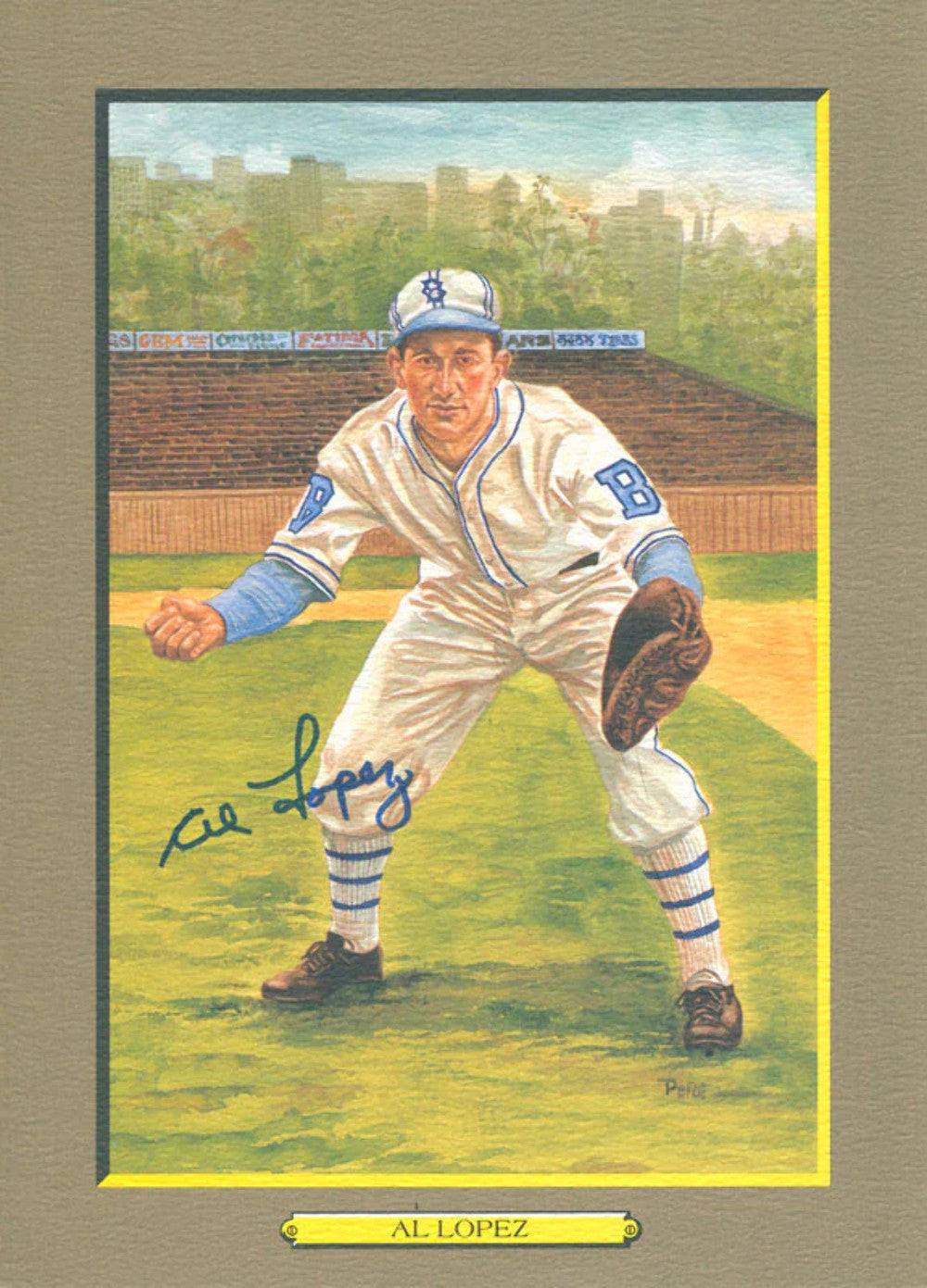 Al Lopez Autographed Greatest Moments Postcard (Jsa)