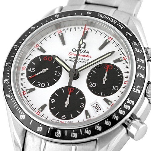 Omega Speedmaster Date 323.30.40.40.04.001 White Date Display