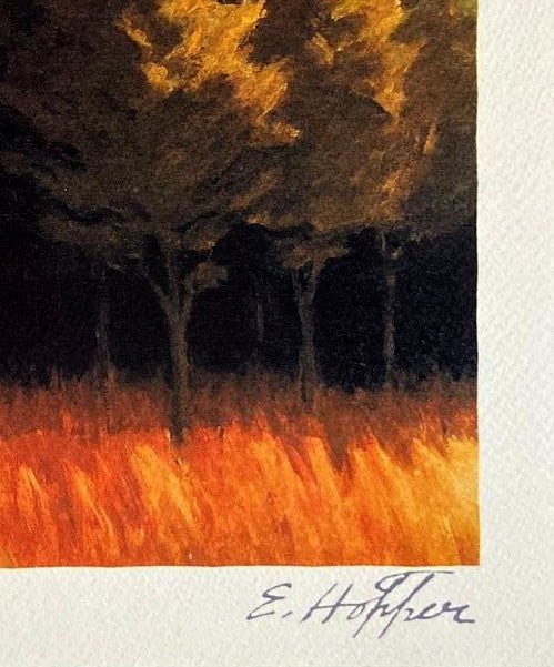 Edward Hopper Lithograph 'Tomorrow At Cape Cod' Signed Numbered Coa
