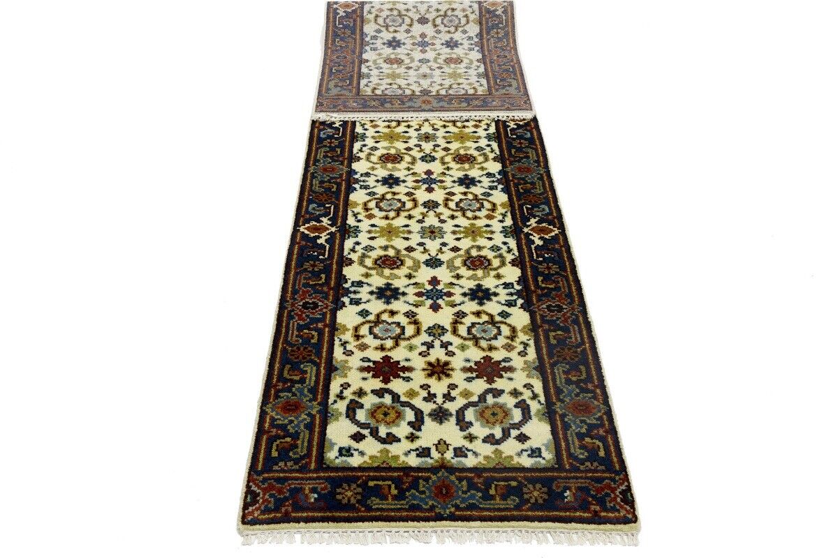 Hand-Knotted Chobi Floral Style Oriental Runner