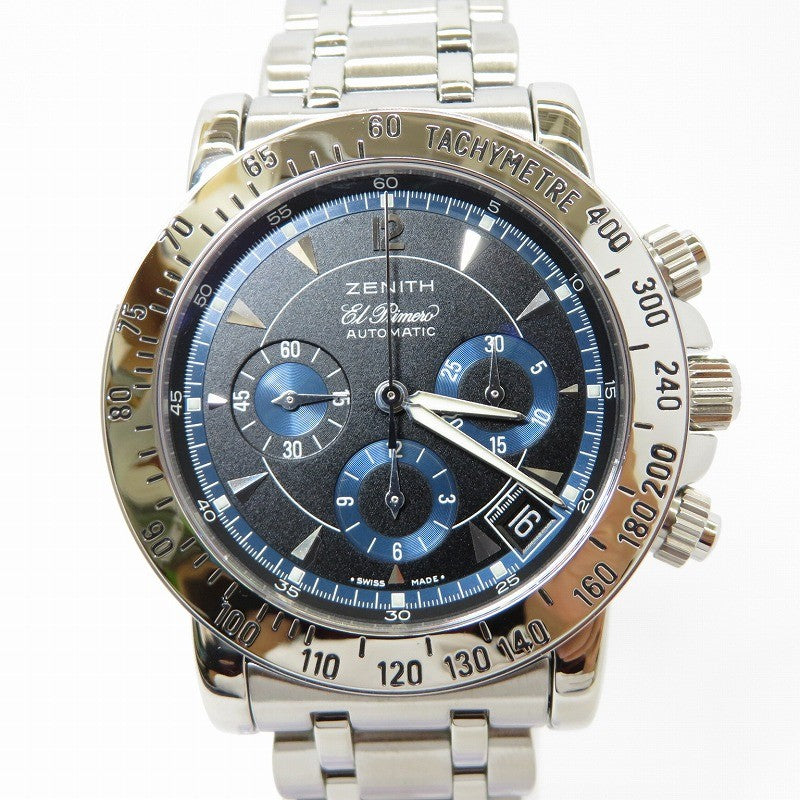 Zenith Elprimero 02.0461.400 Silver Case Size 4.2Cm Unisex Used Watch #6119