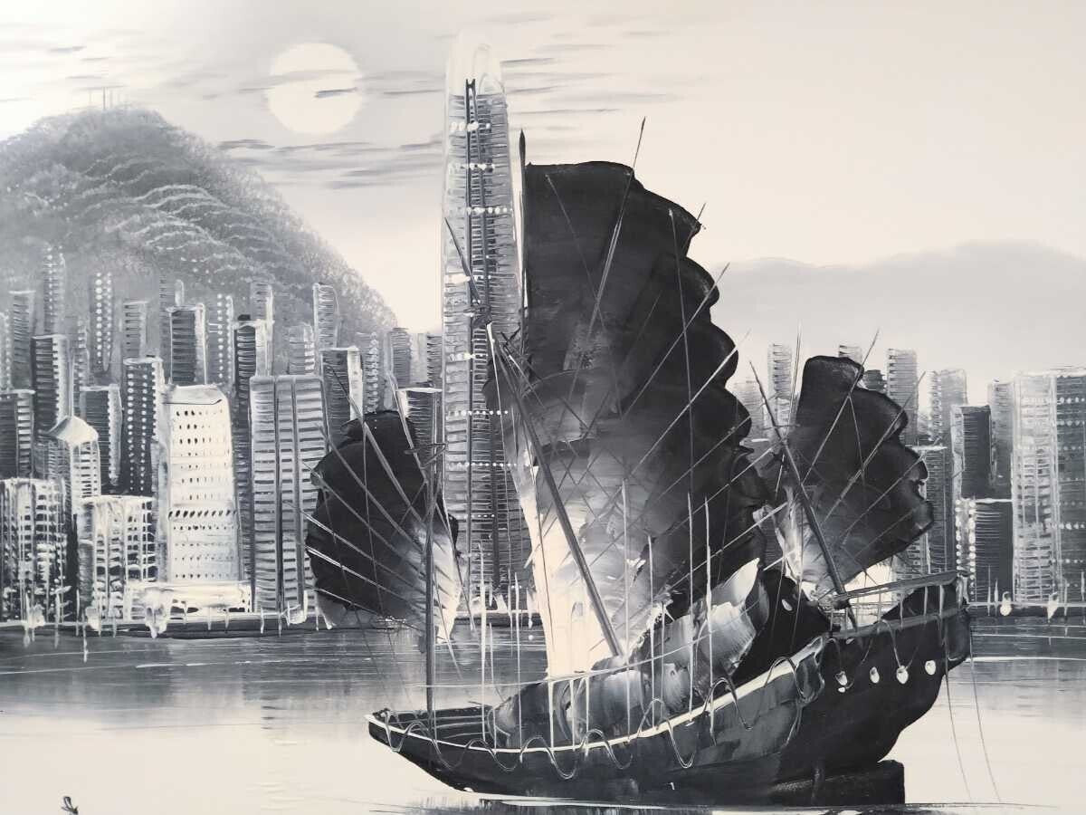 W Chan - Hong Kong Victoria Harbour Original