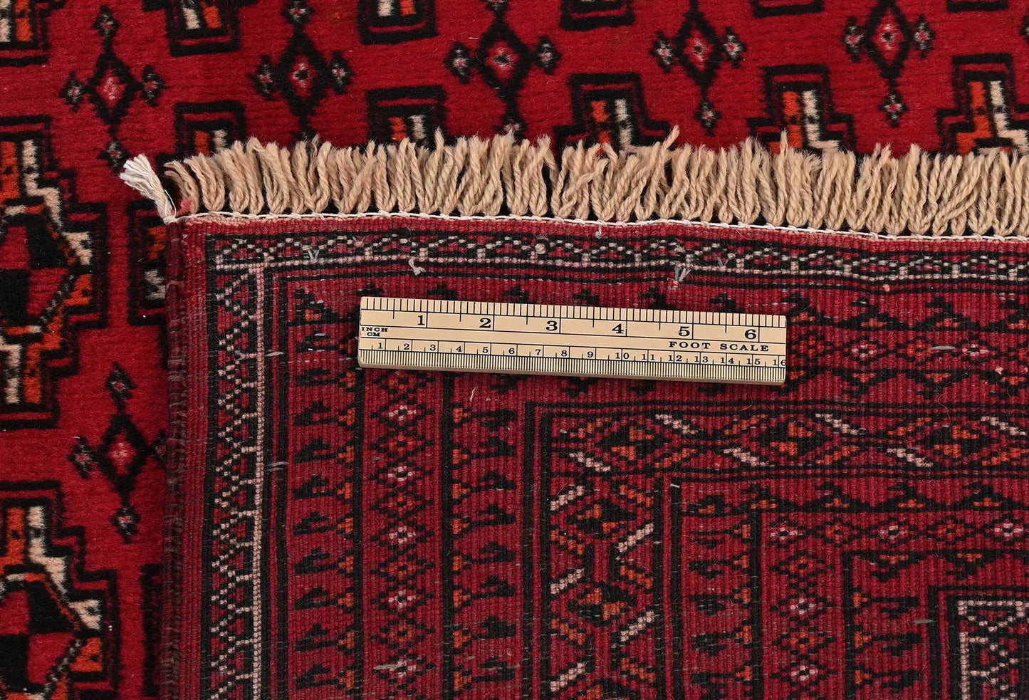 Hand-Knotted Vintage Style Tribal Geometric