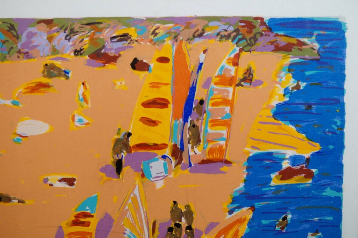 Ken Done (Australian) "Beach" Signed Original