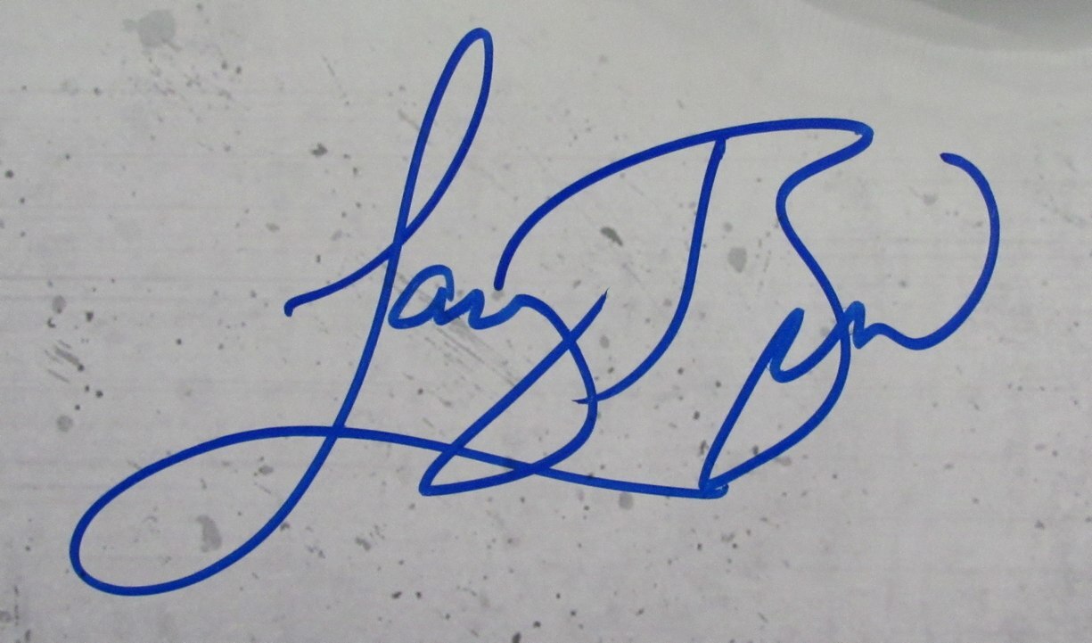 Larry Bird Hof Autographed 16X20 Photo Boston