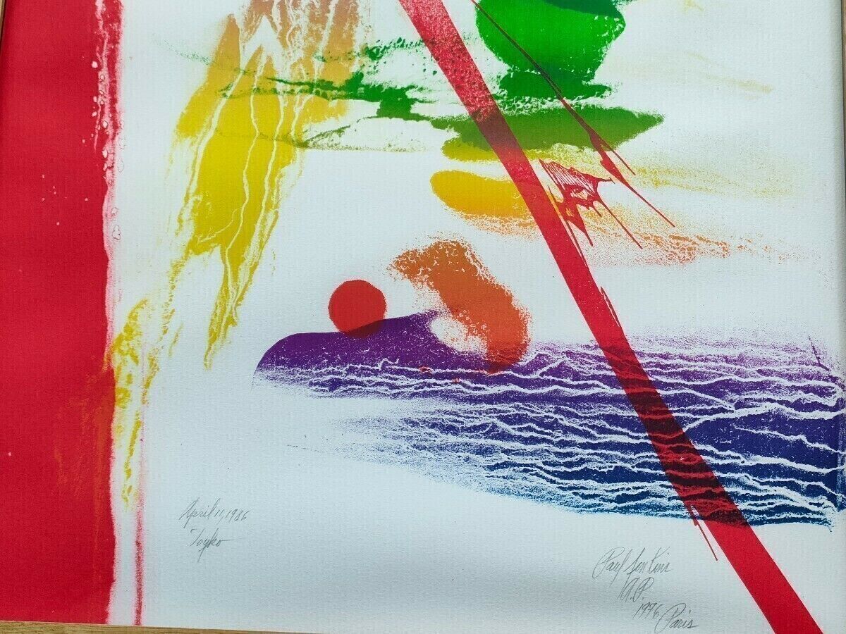 Paul Jenkins (Ny 1923-2012) Signed Original