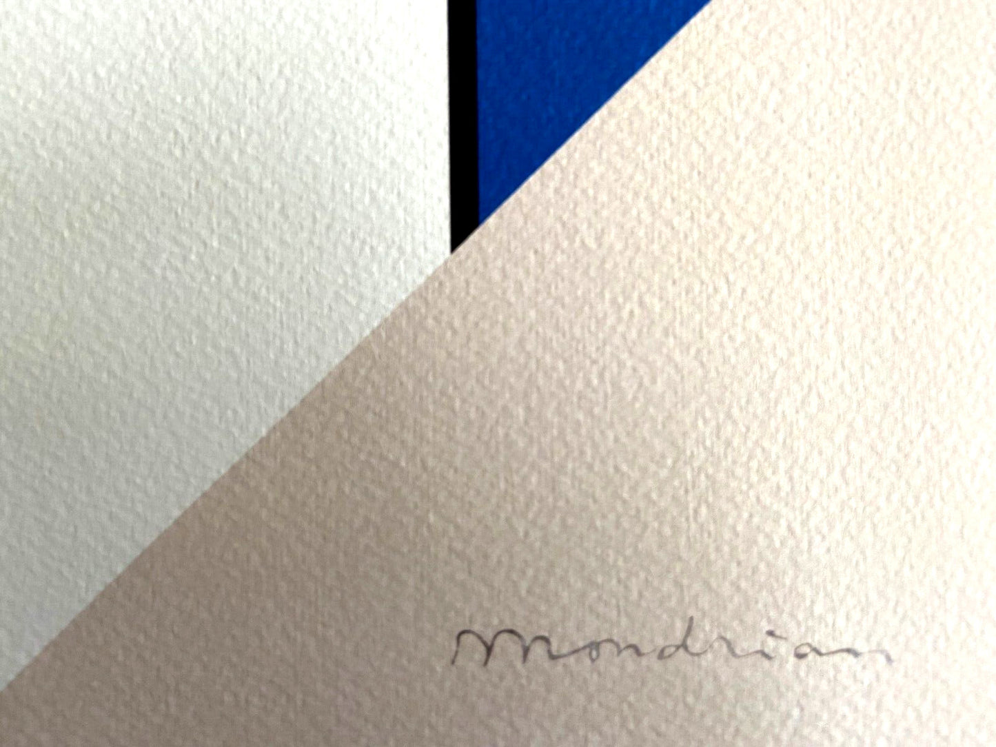 Piet Mondrian Lithograph Coa Numbered Signed Op (Josef Albers)