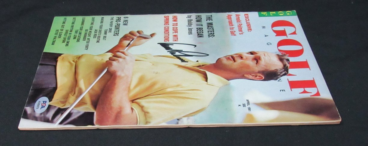Arnold Palmer Signed/Auto April 1961 Golf