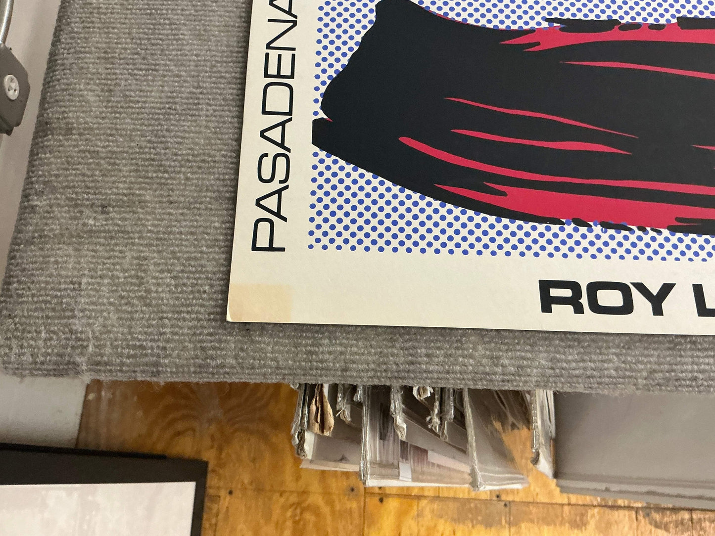 Roy Lichtenstein Brushstrokes At Pasadena Art Museum " Serigraph Po