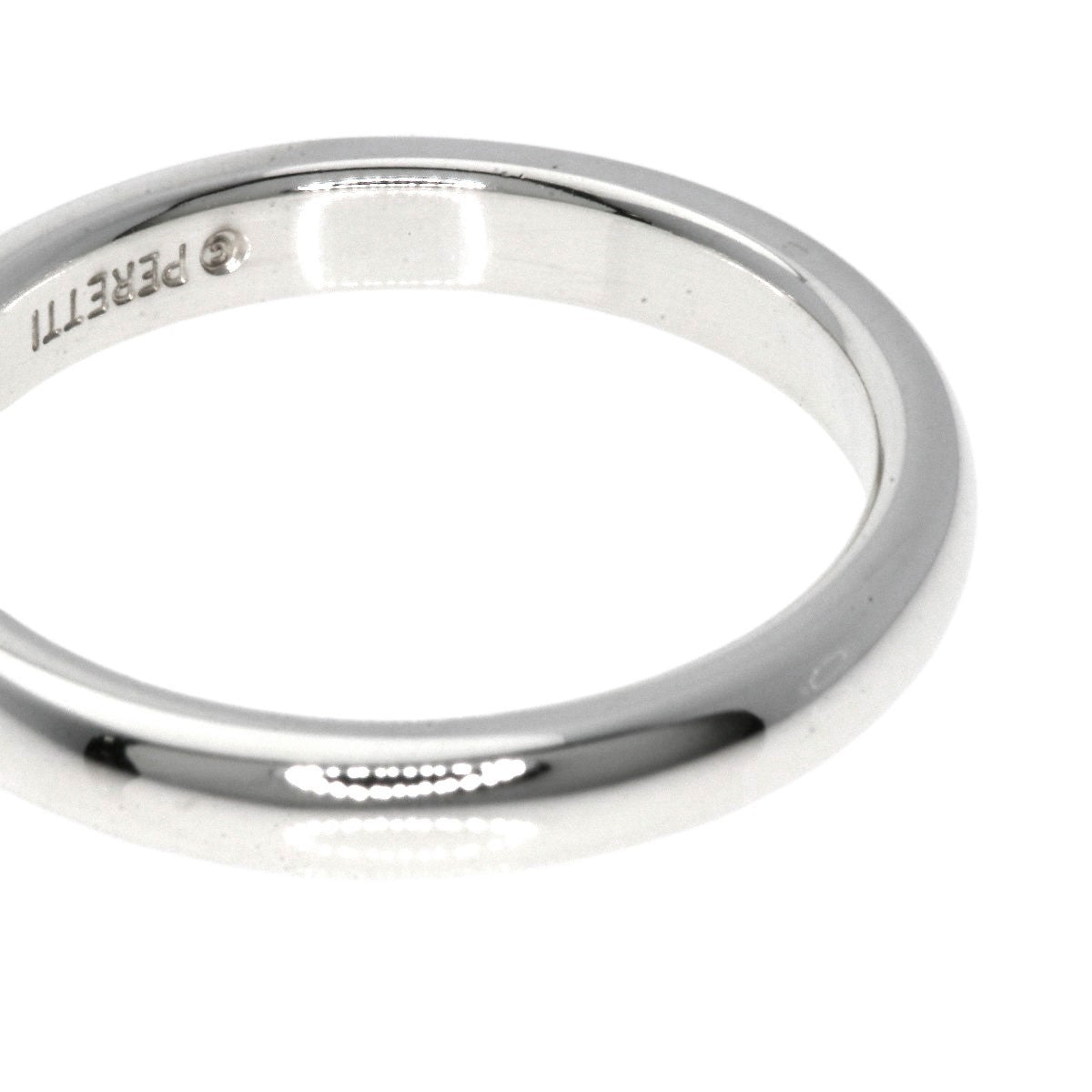 Silver TIFFANY&Co. Stacking band Ruby Ring