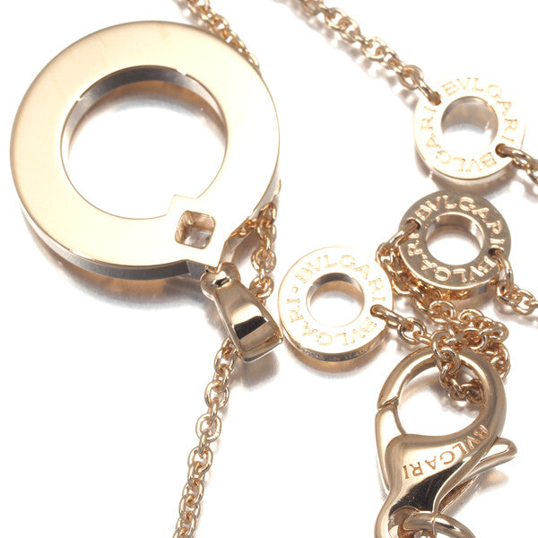 Bvlgari Necklace Bvlgaribvlgari Diamond 18K 750 Rose Gold