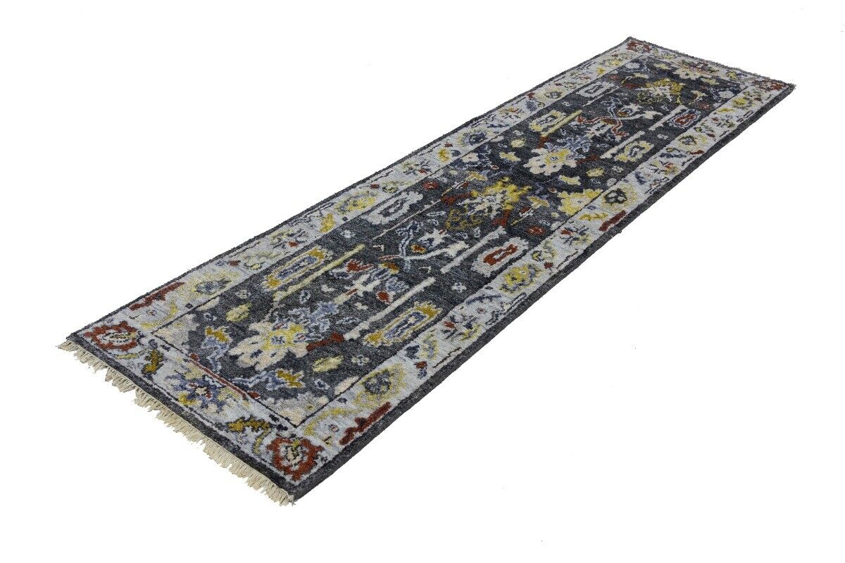 Osh Chobi Oriental Runner Rug 2'6X9'9 Ft Muted