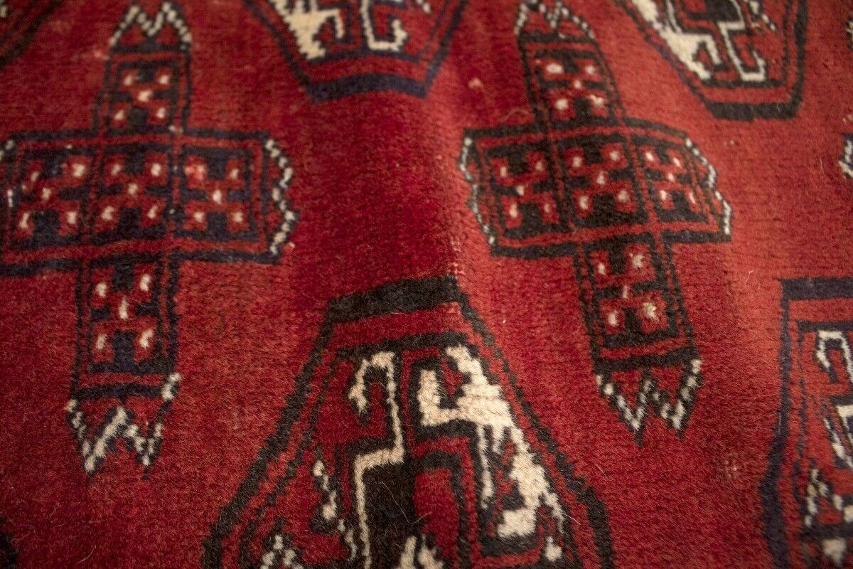 Handmade Semi-Antique Oriental Rug 4X5 Ft Small