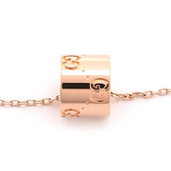 Gucci Icon Pendant Necklace In 750Pg Pink Gold