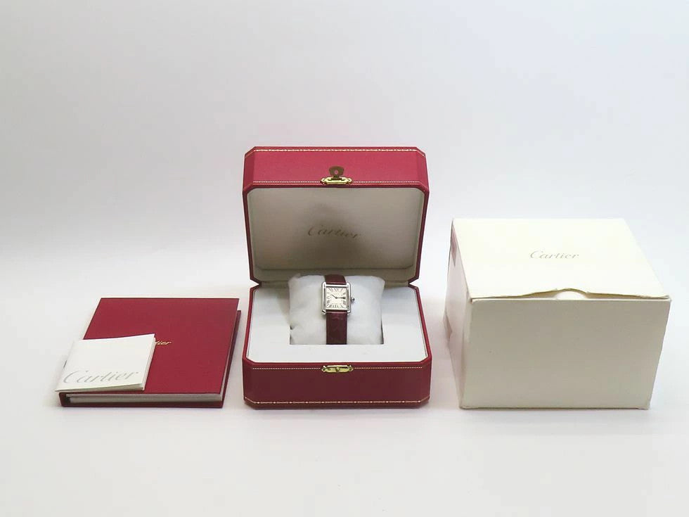 Cartier W5200005 Tank Solo Sm ?Third-Party Leather Strap Quartz
