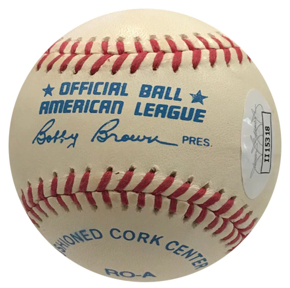 Dick Clark Autographed Official American League Baseball (Jsa)