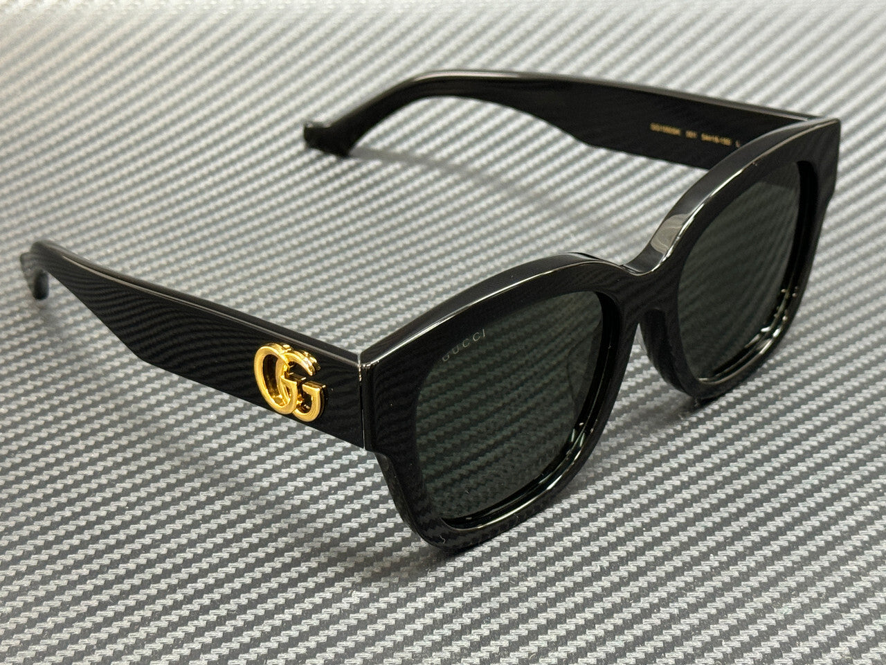 Gucci Gg1550Sk 001 Black Grey Women'S 54 Mm