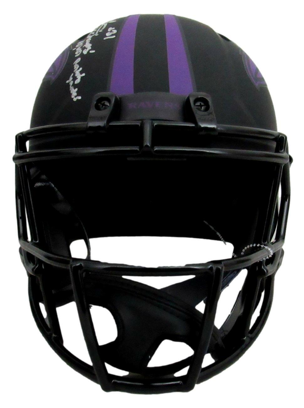Jamal Lewis Signed Ravens Eclipse Replica Full