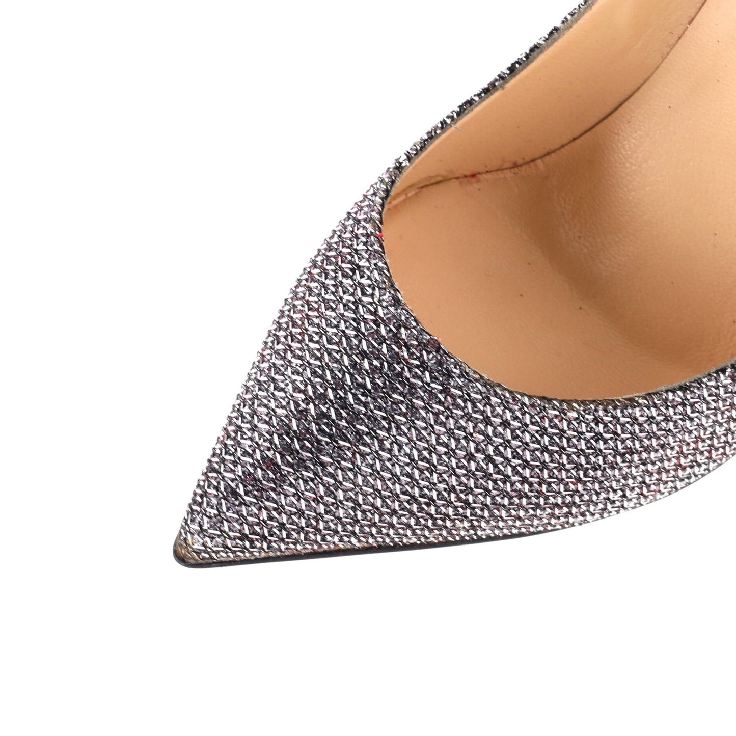 Christian Louboutin Women'S Pigalle Follies Pumps Glitter Fabric 100