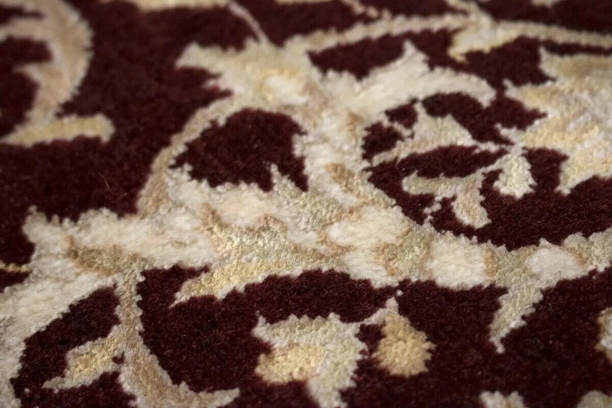 7X10 Ft Hand-Knotted Wool & Silk Oriental Rug 400