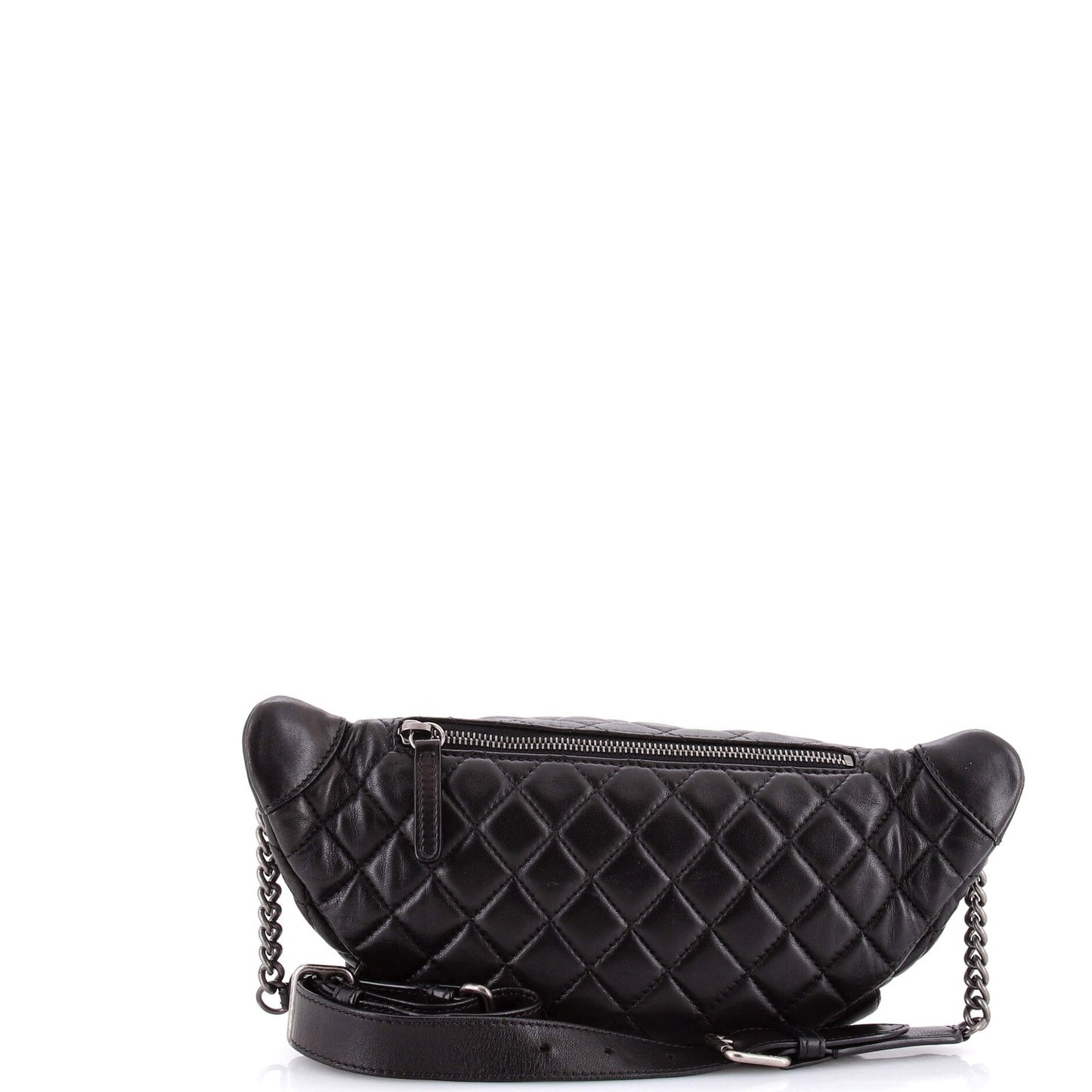 Chanel Banane Waist Bag Quilted Leather