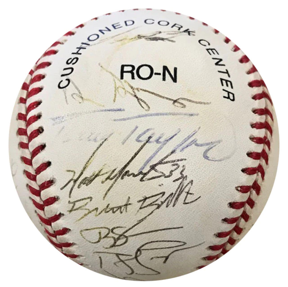 1999 Florida Marlins Team Autographed Official National League Baseball
