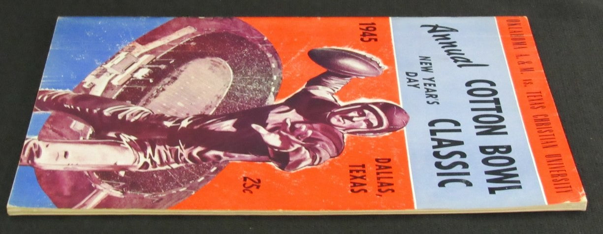 1945 Cotton Bowl Program - Oklahoma A&M Vs. Tcu 187635