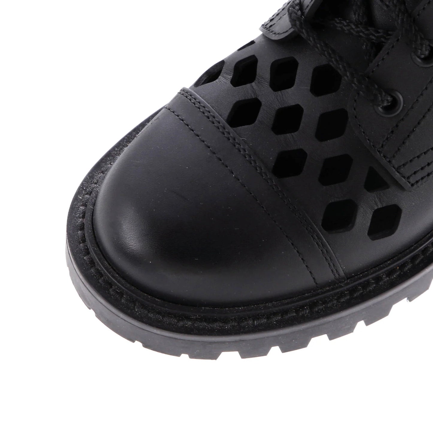 Christian Dior Women'S D-Trap Cut-Out Ankle Boots Leather