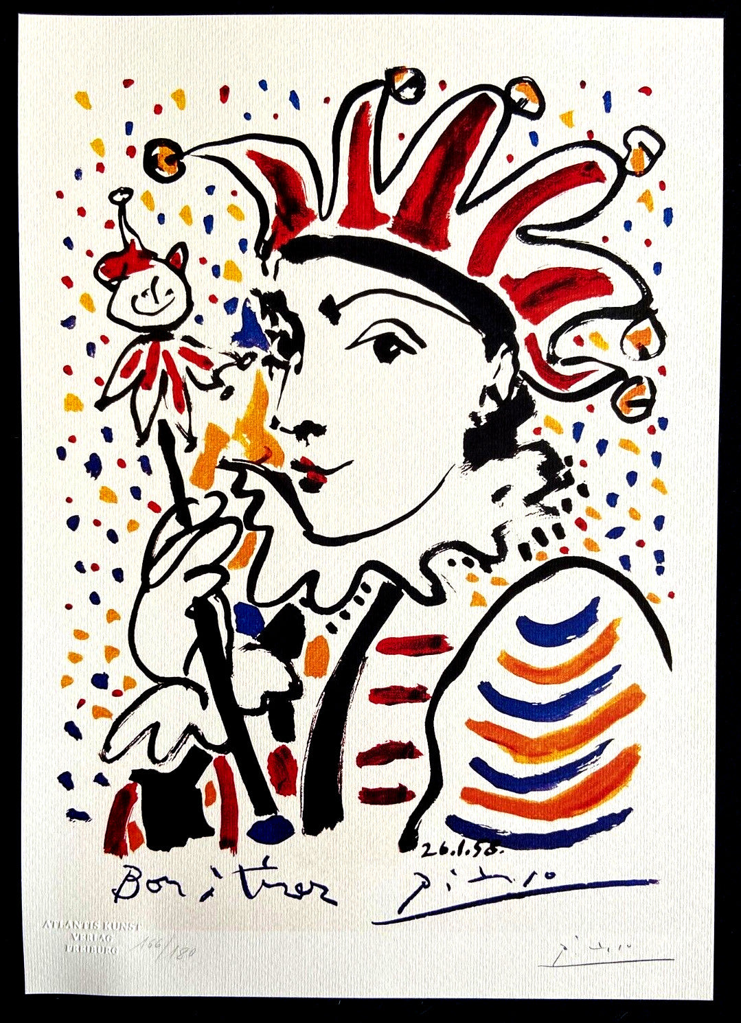 Pablo Picasso Coa Signed In Pen Numbered In