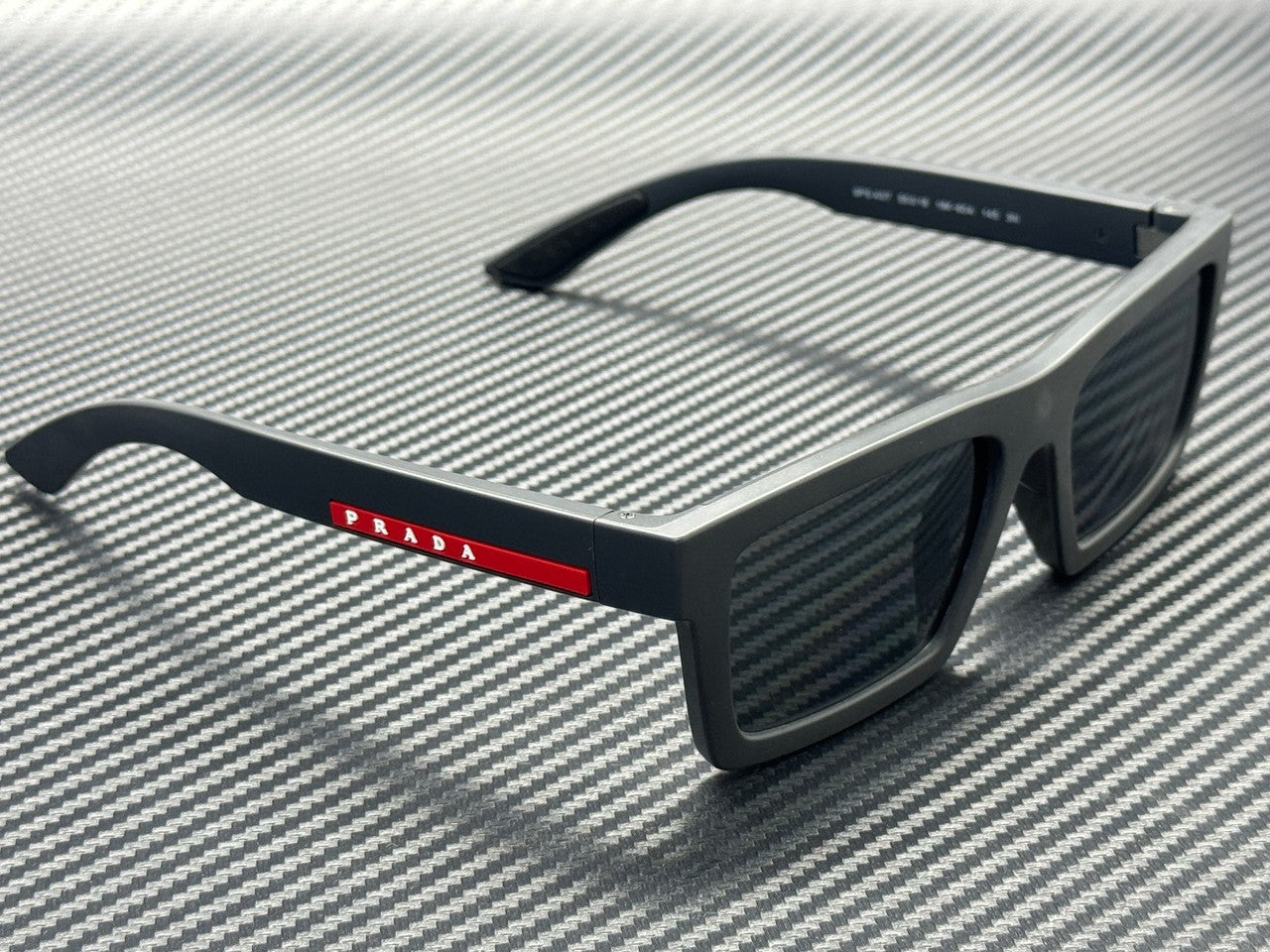 Prada Linea Rossa Ps A07S 18K60A Matte Grey