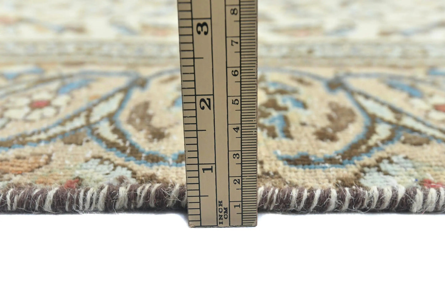 Hand-Knotted Semi-Antique Oriental Rug Muted