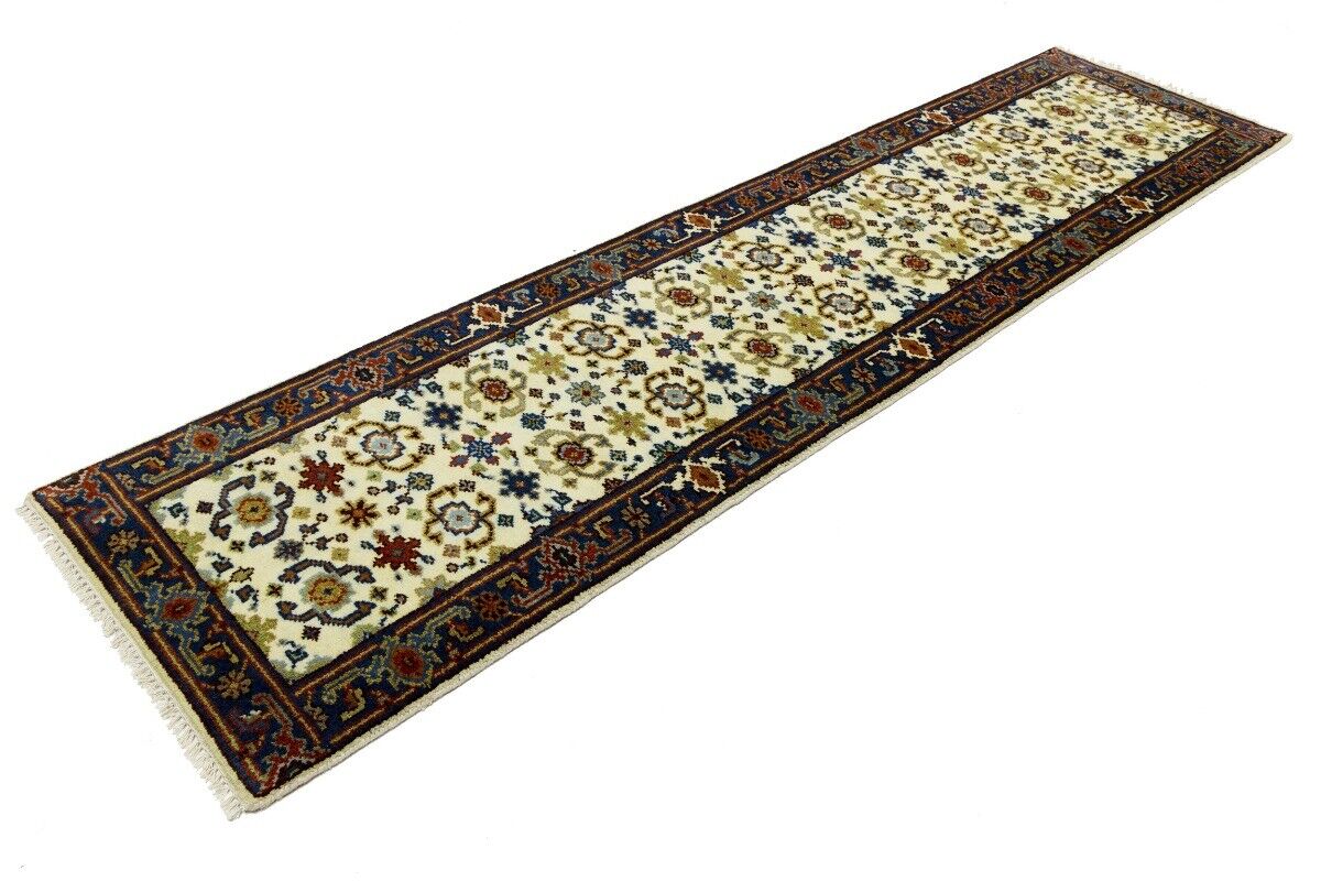 Hand-Knotted Chobi Floral Style Oriental Runner