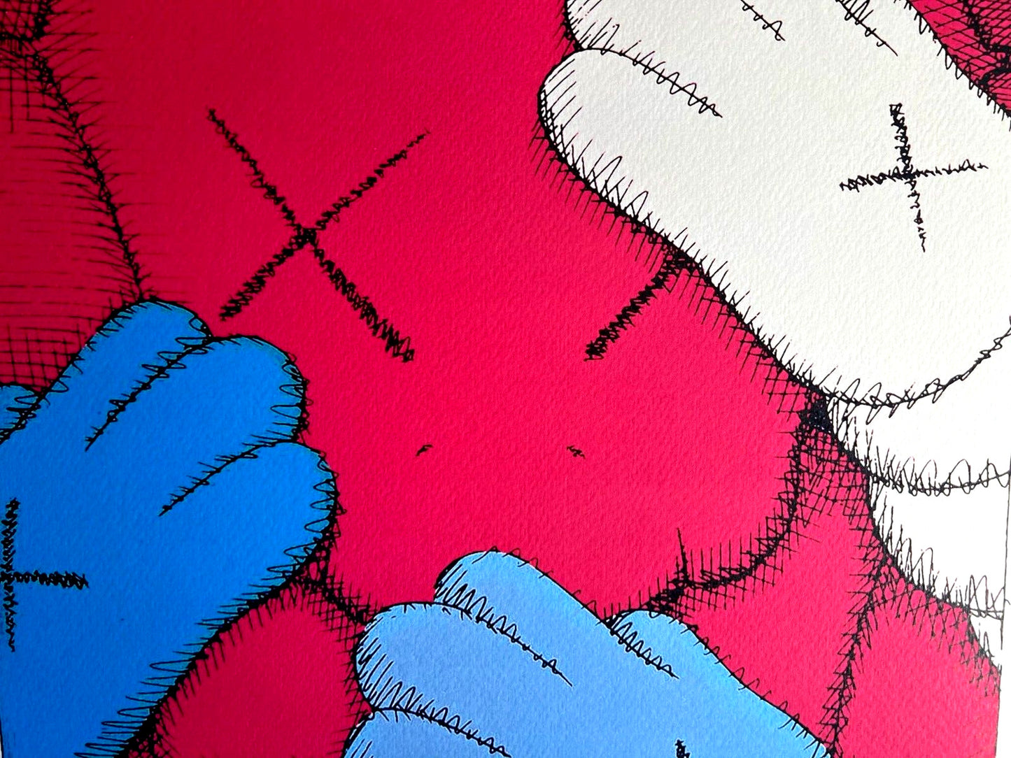Kaws Lithograph Coa Numbered Limited Certified
