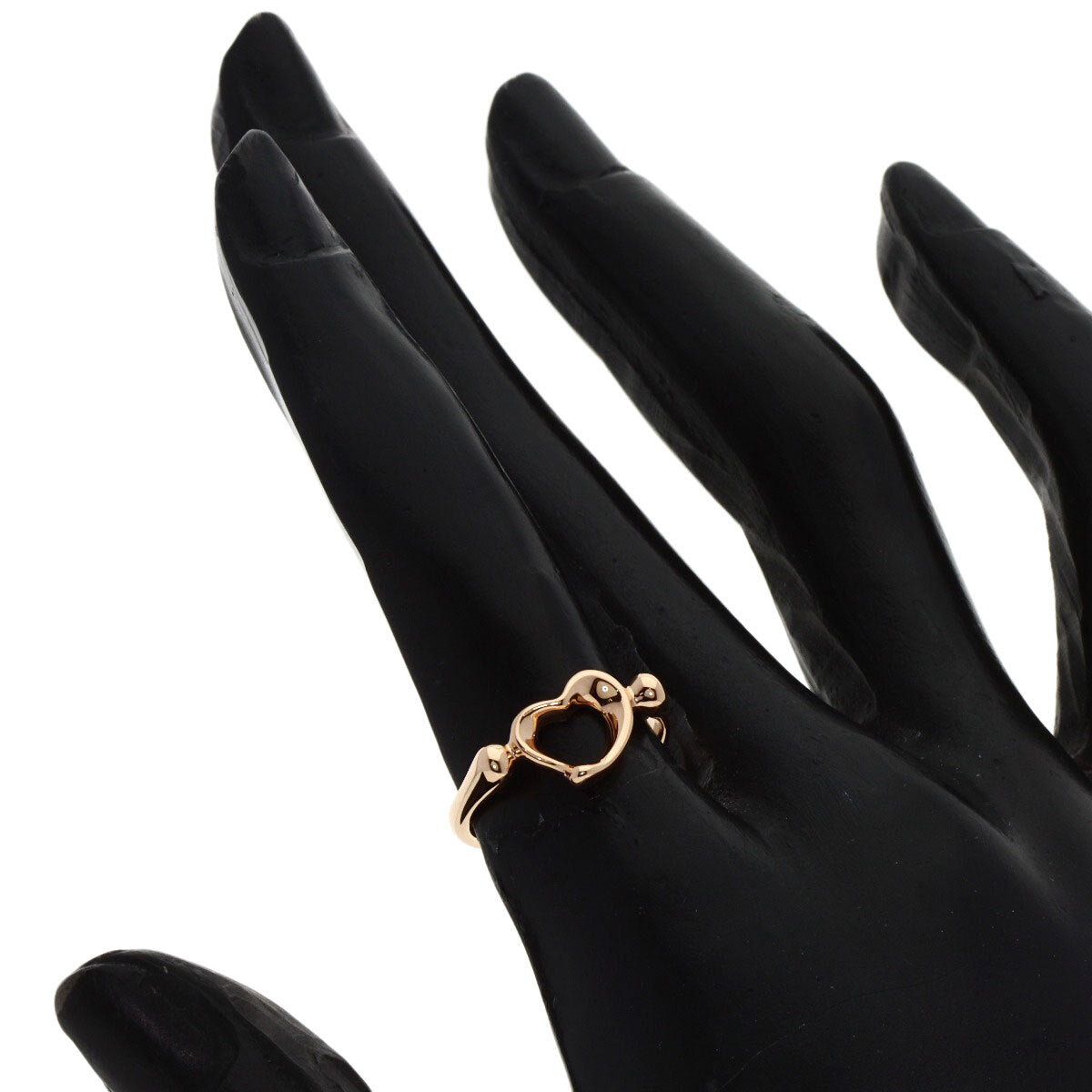 Tiffany&Co. Ring Open Heart K18 Pink Gold