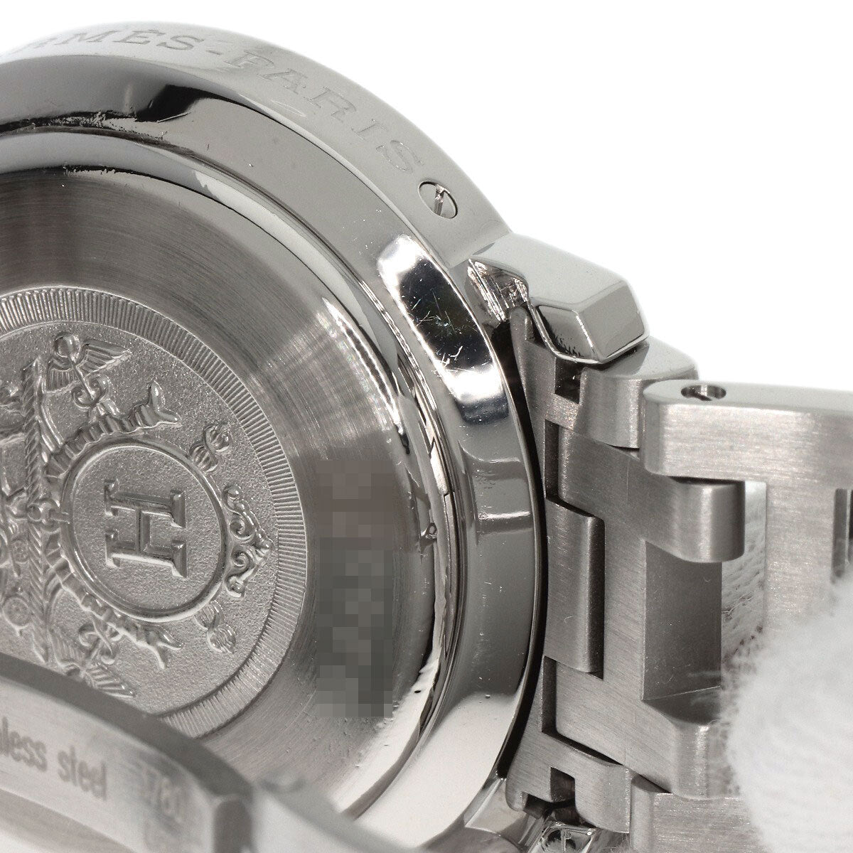 Hermes Clipper Chrono Watches Cl1.310 Stainless Steel/Stainless Steel Ladies