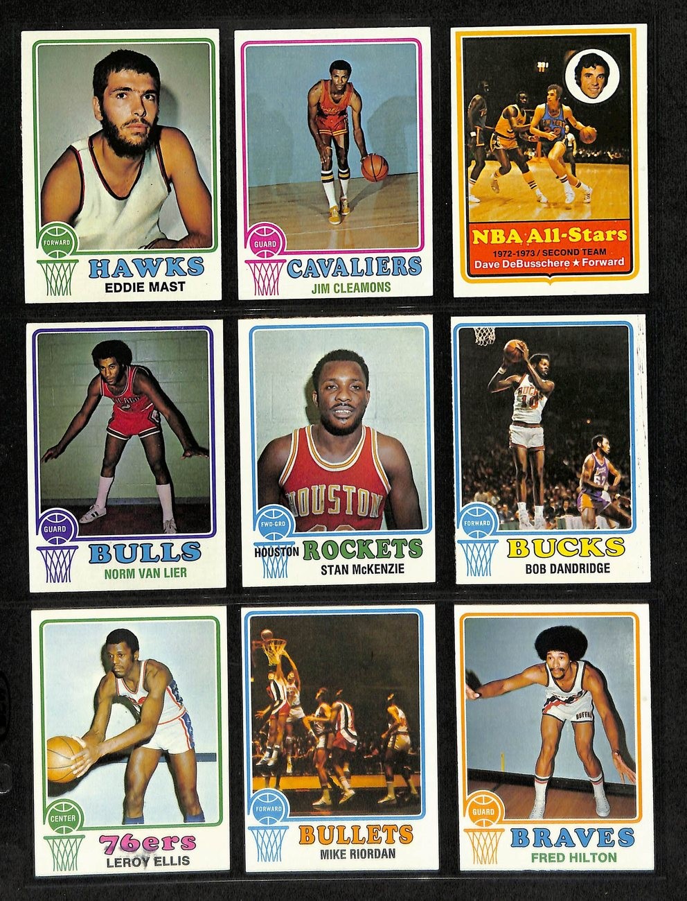 1973-74 Topps Basketball Complete Set (264)