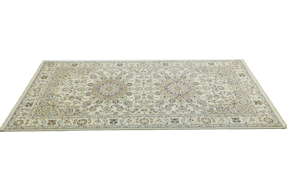 Rare Size Floral Classic Indo-Nain Oriental Rug