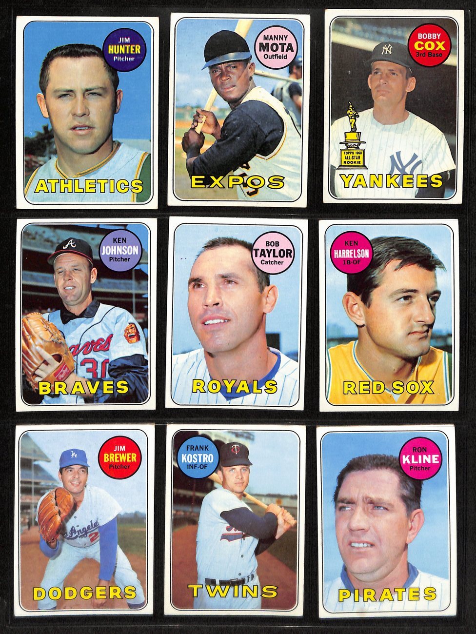 1969 Topps Baseball Card Complete Set (1-664)