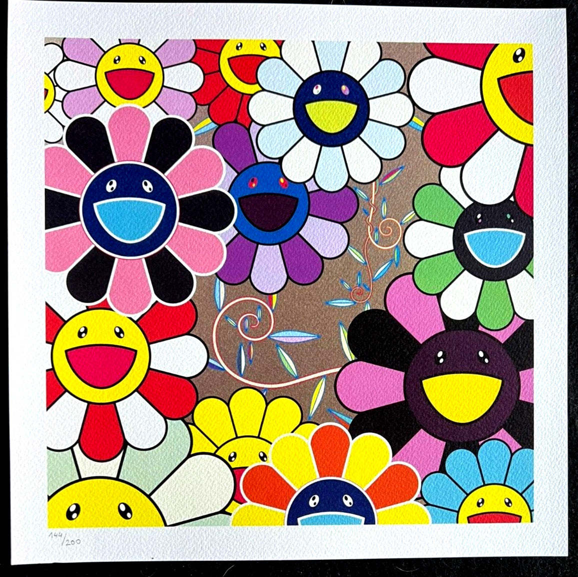 Takashi Murakami Lithograph Mori Art Coa Numbered